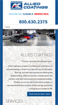 Mobile Screenshot of alliedcoatings.com